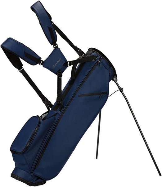 Taylor Made Flextech Carry Premium Bag (3-way top, Navy) 2023 Golf NEW