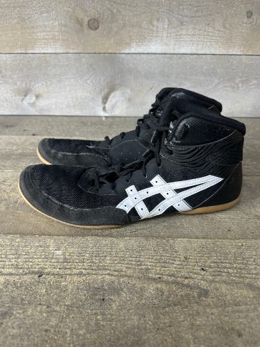 ASICS Matflex 7 Wrestling Shoes Men 10 Black Synthetic Performance 1081A051