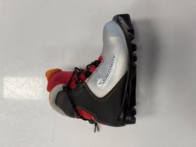 Used Salomon Boys SNS XC Ski Boots Grey YT-12 11860-S000301068