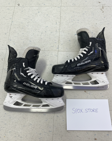 TJ Brodie Leafs Bauer Supreme Mach Hockey Skates Regular Width Pro Stock 9 (READ DESCRIPTION)