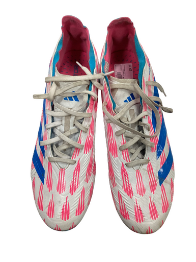 Used Adidas PREDATOR Soccer Cleats White Senior 13 11613-S000171850