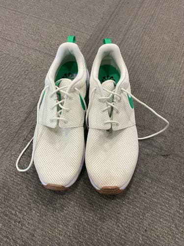 Used Nike GOLF ROSHE Mens Golf Shoes Green And White Senior 11.5 11614-S000225295