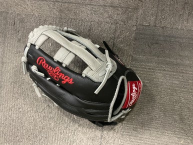 Used Rawlings SELECT SERIES BB/SB Glove RH Throw Black 12 1/2" 11614-S000225272