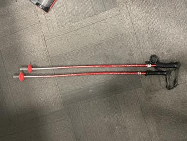 Used RED SKI POLES Boys DH Ski Pole Red 95 cm / 38 in 11614-S000225443