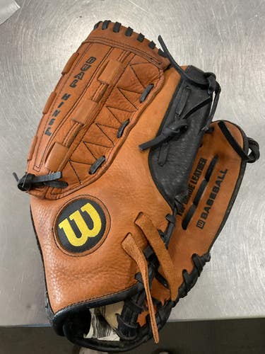 Used Wilson PRO SELECT A1840 BB/SB Glove RH Throw Brown 12" 11614-S000225379