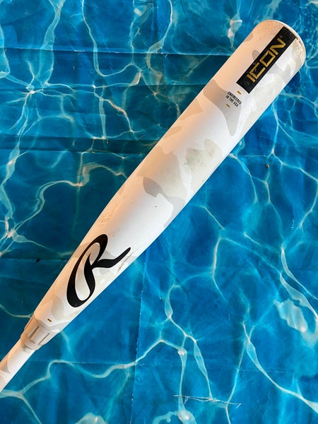 2025 Rawlings Icon Composite Bat USSSA Certified (-5) Composite 27 oz 32" (Used)