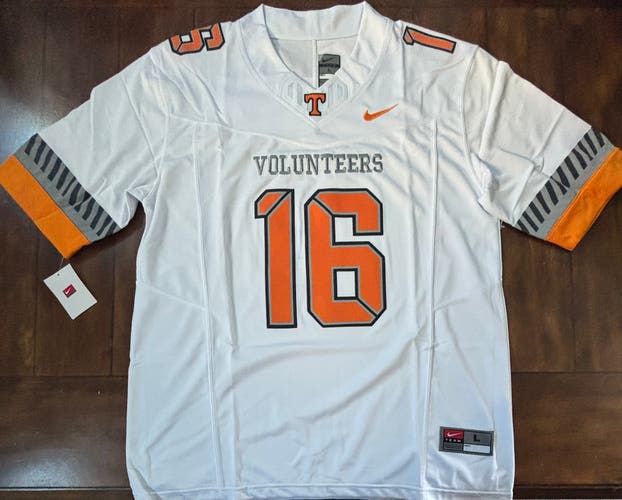 University of Tennessee Peyton Manning White #16 Adult Large Jersey NWT