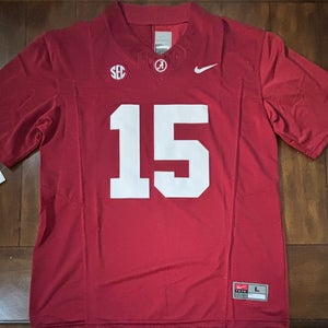 Alabama Crimson Tide Ty Simpson Football Jersey Stitched Adult Large NWT