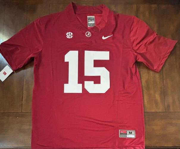 Alabama Crimson Tide Ty Simpson Football Jersey Stitched Adult Medium NWT