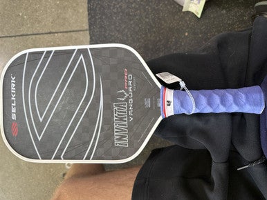 Used Selkirk INVIKTA PRO VANGUARD Pickleball Racquet Black 11605-S000210203