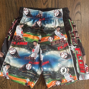 Black Small Boys Shorts (Used) baseball Flow society