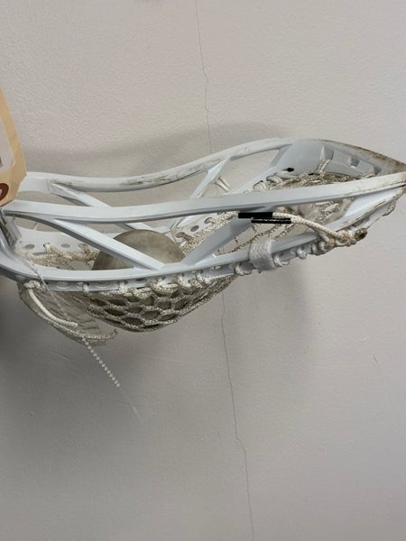 White ECD Lacrosse Rebel Strung Head (Used)