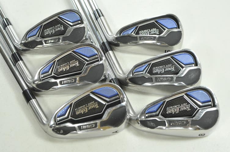 Tour Edge Hot Launch C521 6-PW,AW Iron Set Regular Flex RH KBS MAX Steel #206162