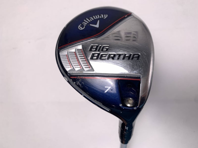 Callaway Big Bertha 2014 7 Fairway Wood 21* Mitsubishi Rayon Fubuki z65x5ct RH