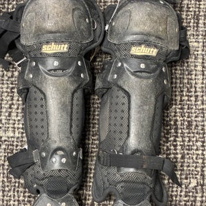 Black Youth Schutt Catcher's Leg Guard (Used)