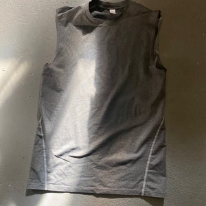 Gray Men's Compression Sleeveless shirt