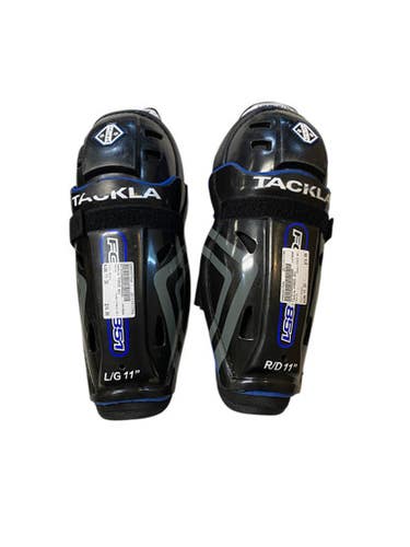 Used Tackla FORCE 851 Junior Shin Guards Black 11" 11706-S000367549