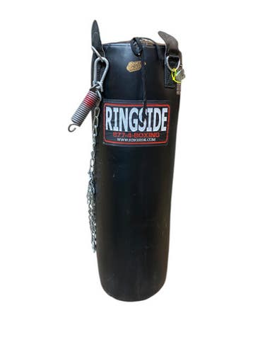 Used Ringside POWER HIDE Boxing Heavy Bag Black 100 lb 11706-S000367509
