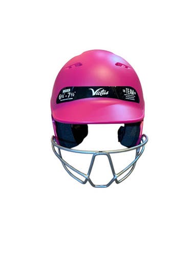 Used Victus PINK Batting Helmet w/Mask Pink S/M 11706-S000367419