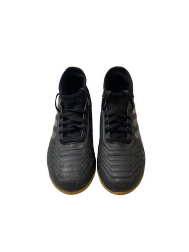 Used Adidas PREDATOR Soccer Indoor Shoes Black Junior 02.5 11706-S000367415