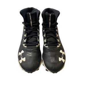 Used Under Armour Jr FB Cleats Black Junior 04.5 11706-S000367329