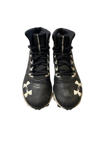 Used Under Armour Jr FB Cleats Black Junior 04.5 11706-S000367329