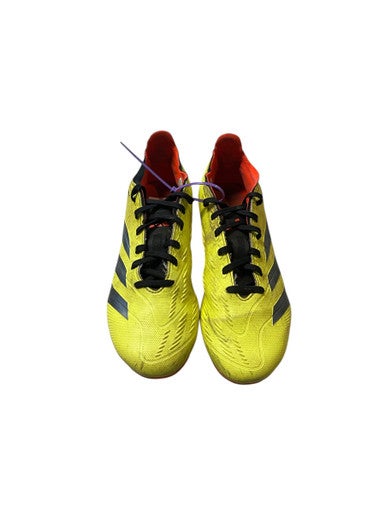 Used Adidas PREDATOR Soccer Cleats Yellow Senior 6.5 11706-S000367259