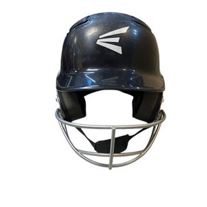 Used Easton BLACK Batting Helmet w/Mask Black S/M 11706-S000367217