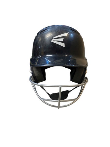 Used Easton BLACK Batting Helmet w/Mask Black S/M 11706-S000367217