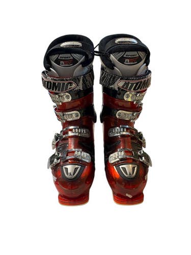 Used Atomic HAWX Mens DH Ski Boot Red 275 MP - M09.5 - W10.5 11706-S000367196