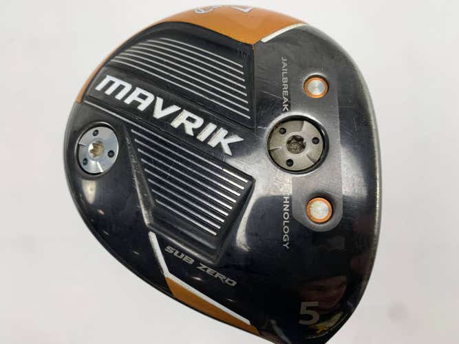 Callaway Mavrik Sub Zero 5 Fairway Wood 18* EvenFlow 6.5 75g Extra Stiff RH