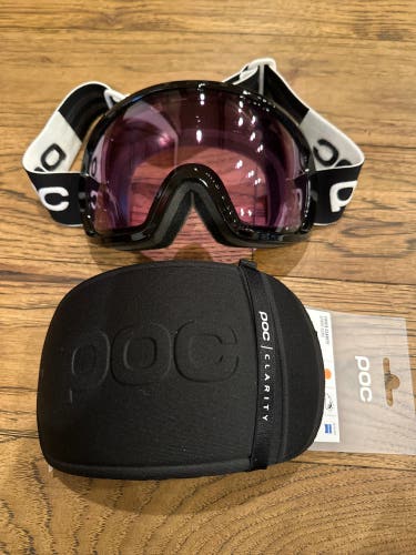 POC Fovea Ski Goggles and Mirrored Spare Lens