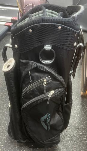 Used Sun Mountain S-1 Mens Cart Bag Black 11497-S000153759