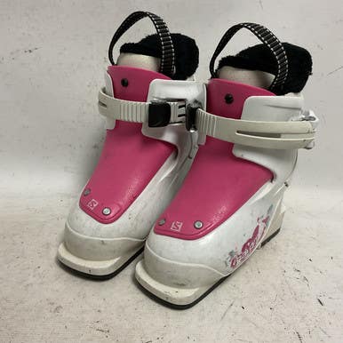 Used Salomon DH BOOTS Girls DH Ski Boot White 160 MP - Y09 11855-S000194687