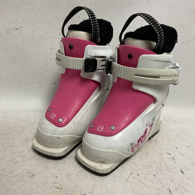 Used Salomon DH BOOTS Girls DH Ski Boot White 160 MP - Y09 11855-S000194687
