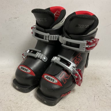 Used Roces IDEA 6 IN 1 160-185 Boys DH Ski Boot Black 185 MP - Y12 11855-S000194688
