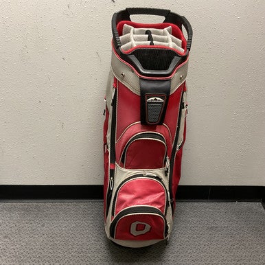 Used Sun Mtn OHIO STATE Mens Cart Bag Red 11855-S000194685