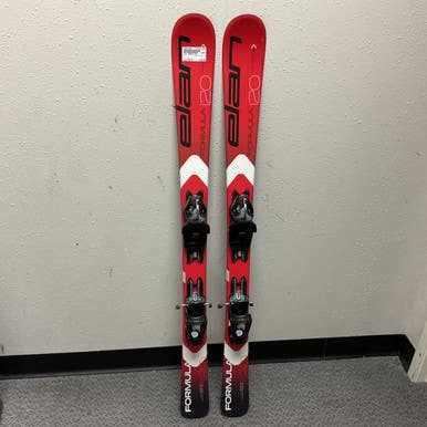 Used Elan FORMULA 120 Boys DH Ski/Binding Red 120 cm 11855-S000194664