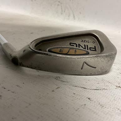 Used Ping I3 O-SIZE BLACK DOT Mens Individual Iron RH 7 Iron 11855-S000194636