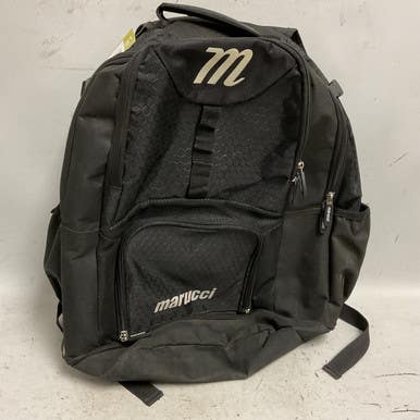 Used Marucci BACKPACK BB/SB Player Carry Bag Black 11855-S000194715