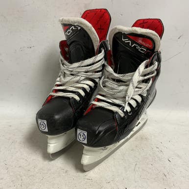 Used Bauer VAPOR X3.7 Intermediate Hockey Skate White/Black/Red Intermediate 4.5 11855-S000194705