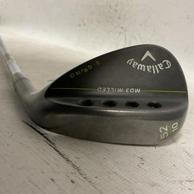 Used Callaway MD3 MILLED S GRIND Golf Wedge Mens RH 52 Degree 11855-S000194703