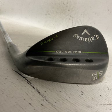 Used Callaway MD3 MILLED S GRIND Golf Wedge Mens RH 52 Degree 11855-S000194703