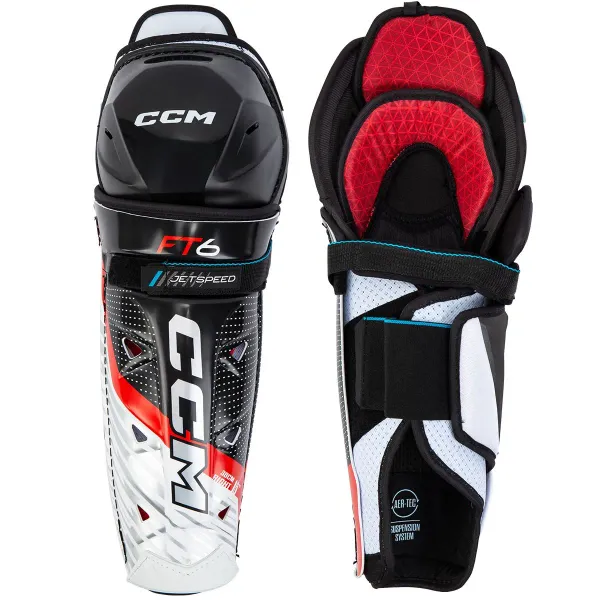 CCM Jetspeed FT6 | Hockey Shin Guards | 13"