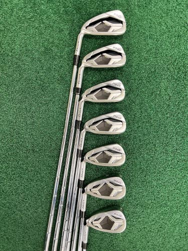 PING G430 Black Dot Iron Set 5-PW+45 LEFTY Stiff Flex S300 Steel Shafts +1/2"
