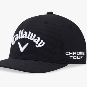 NEW 2025 Callaway Tour Authentic Performance Pro Black Adjustable Golf Hat/Cap