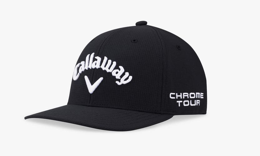 NEW 2025 Callaway Tour Authentic Performance Pro Black Adjustable Golf Hat/Cap