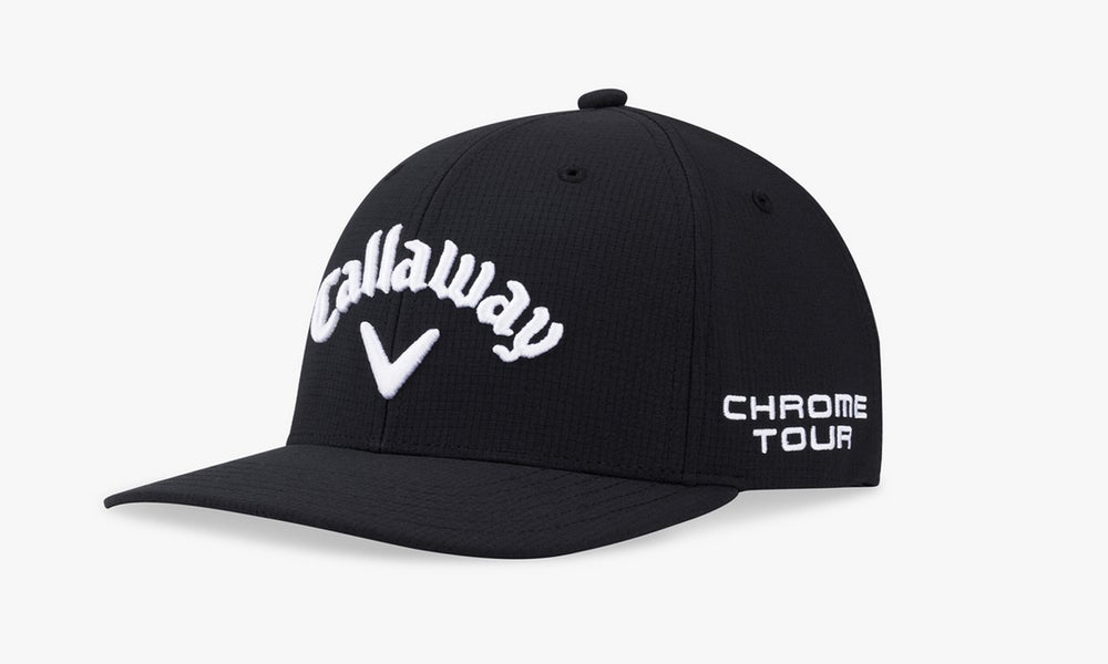 NEW 2025 Callaway Tour Authentic Performance Pro Black Adjustable Golf Hat/Cap