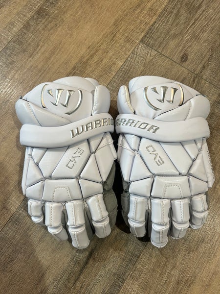 Warrior EVO QX Lacrosse Gloves Large very nice like new used very little