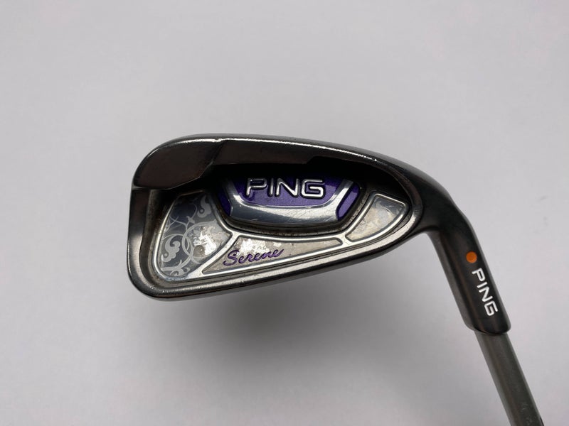 Ping Serene Single 7 Iron Orange Dot 2* Flat ULT 210 Ladies Graphite Womens RH